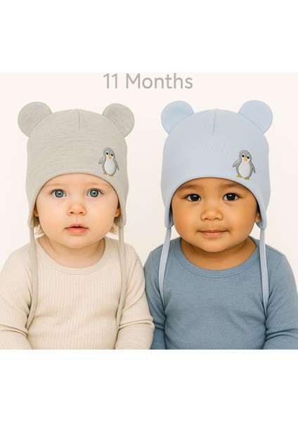 %100 Pamuk 2'li Bebek Bere