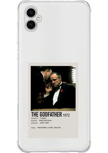 Samsung Galaxy A04 Uyumlu The Godfather Baba Poster Tasarımlı Baskılı Silikon Kılıf
