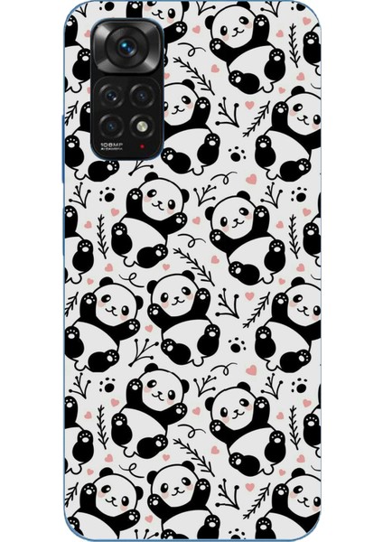 Redmi Note 11 - 11S Uyumlu Minik Pandalar Baskılı Silikon Kılıf
