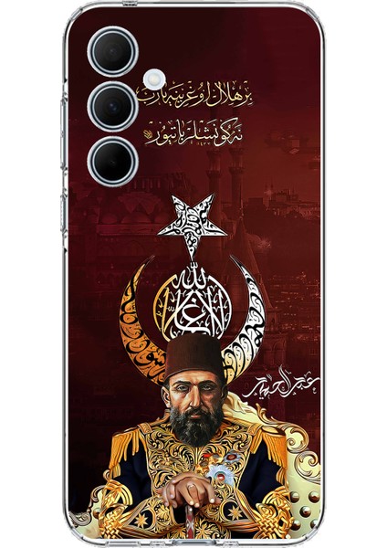 Samsung Galaxy A35 Uyumlu Abdülhamid Han Baskılı Silikon Kılıf