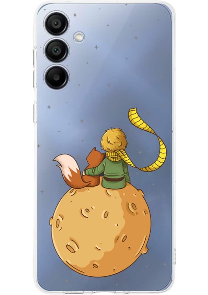 Samsung Galaxy A16 Uyumlu Küçük Prens Gezegen Boa Tasarımlı Baskılı Silikon Kılıf