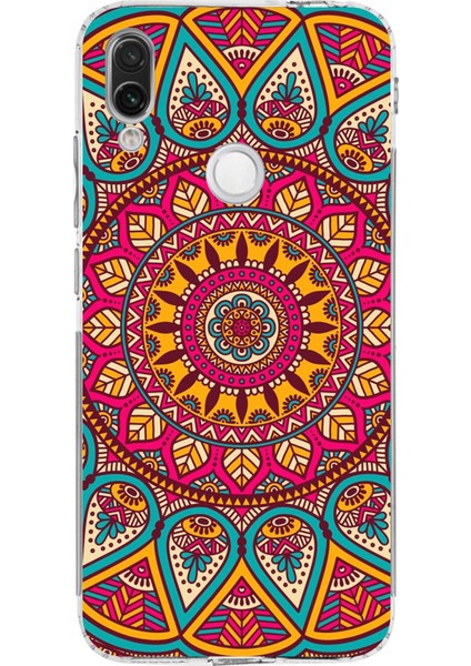 Redmi Note 7 Uyumlu Mandala Baskılı Silikon Kılıf
