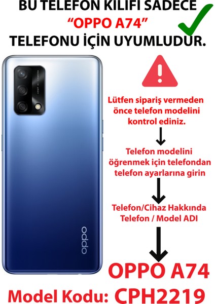 Oppo A74 Uyumlu Pembe Posta Pulları Baskılı Silikon Kılıf fiyatları