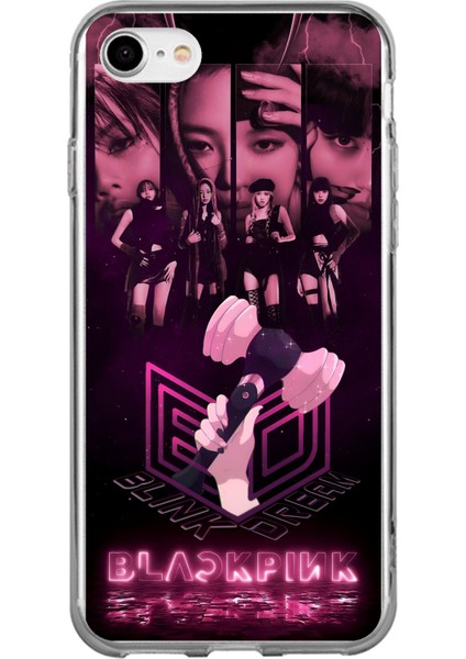 iPhone 6 - 6s Uyumlu Blackpink Poster Baskılı Silikon Kılıf