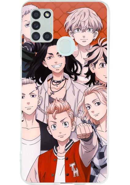 Samsung Galaxy A21S Uyumlu Tokyo Revengers Karakterler Baskılı Silikon Kılıf