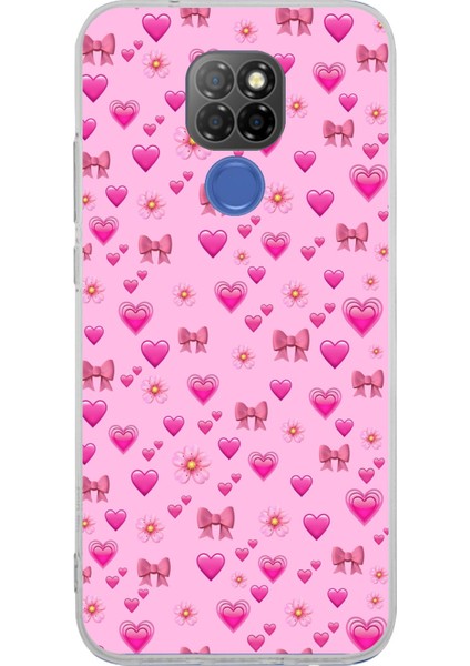 General Mobile Gm 20 Uyumlu Pembe Minik Kalpler Baskılı Silikon Kılıf