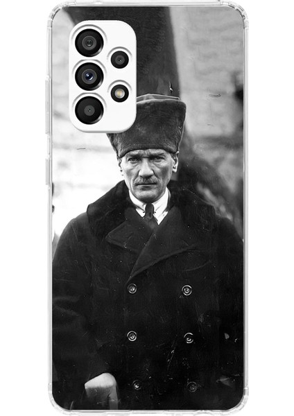 Samsung Galaxy A23 Uyumlu Mustafa Kemal Atatürk Portre Baskılı Silikon Kılıf