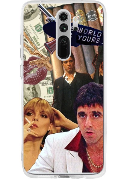 Redmi Note 8 Pro Uyumlu The Worlds Is Yours Tasarımlı Baskılı Silikon Kılıf