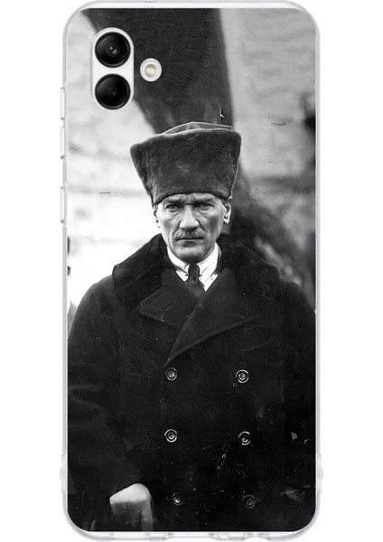 Samsung Galaxy A06 Uyumlu Mustafa Kemal Atatürk Portre Baskılı Silikon Kılıf