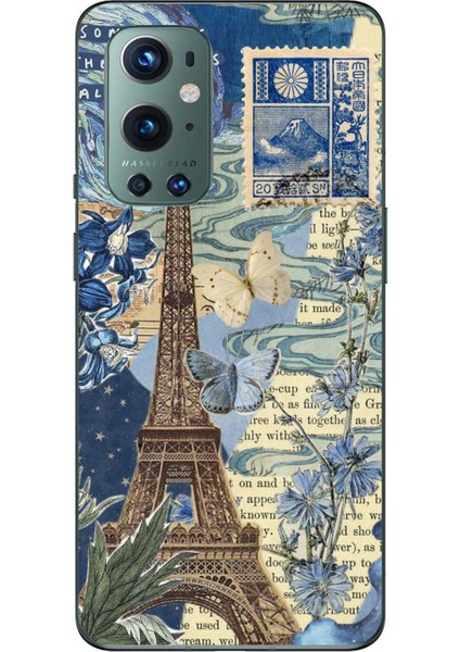 Oneplus 9 Pro Uyumlu Paris ve Eyfel Kulesi Baskılı Silikon Kılıf