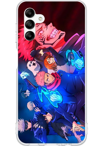 Samsung Galaxy A04S Uyumlu Jujutsu Kaisen Baskılı Silikon Kılıf