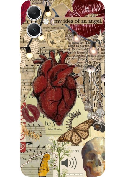 Samsung Galaxy A05 Uyumlu Vampire Diaries Vintage Baskılı Silikon Kılıf