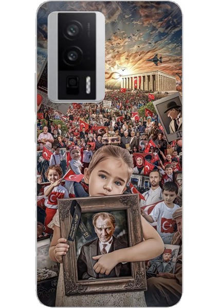 Poco F5 Pro Uyumlu Atatürk Anıtkabir Baskılı Silikon Kılıf