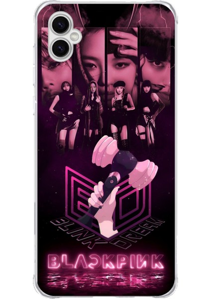 Samsung Galaxy A04 Uyumlu Blackpink Poster Baskılı Silikon Kılıf
