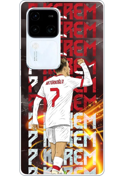 Vivo V30 Uyumlu Kerem Aktürkoğlu Sevinç Baskılı Silikon Kılıf