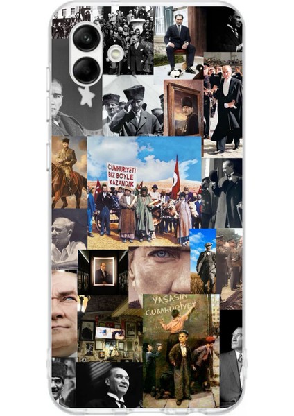 Samsung Galaxy A06 Uyumlu Atatürk Cumhuriyet Baskılı Silikon Kılıf