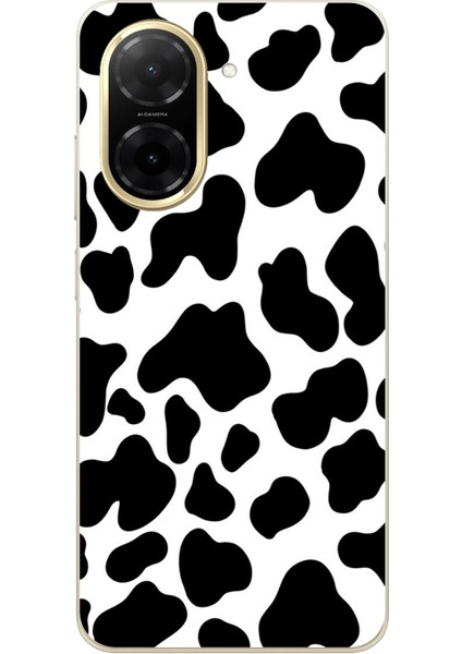 Redmi A5 Uyumlu Inek Desenli Tasarımlı Baskılı Silikon Kılıf