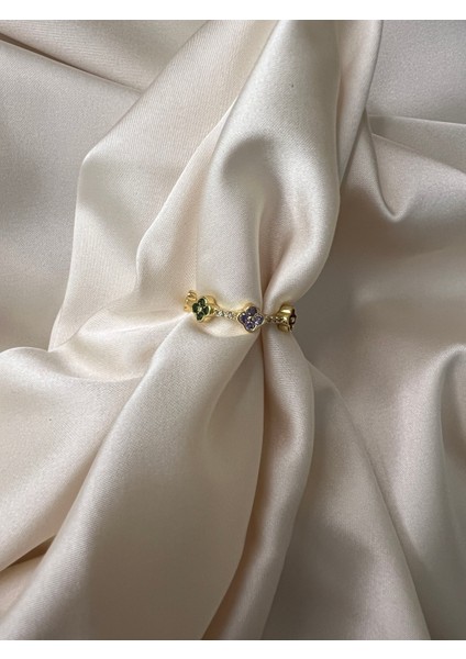 Çelik Ayarlanabilir Yonca Yüzük