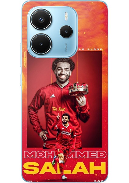 Redmi Note 14 4g Uyumlu Salah King Kral Tasarımlı Baskılı Silikon Kılıf