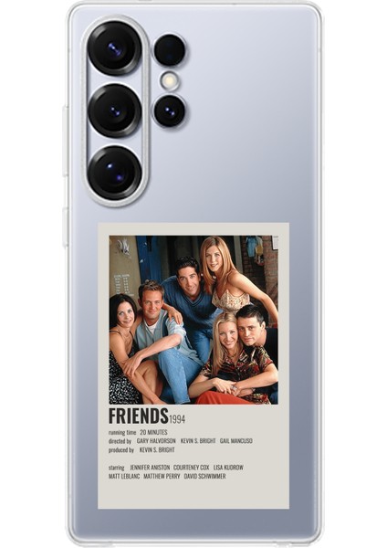 Samsung Galaxy S25 Ultra Uyumlu Friends Mini Poster Tasarımlı Baskılı Silikon Kılıf