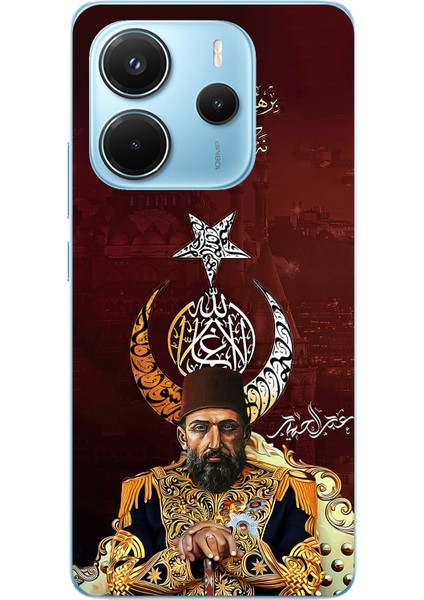 Redmi Note 14 4g Uyumlu Abdülhamid Han Baskılı Silikon Kılıf