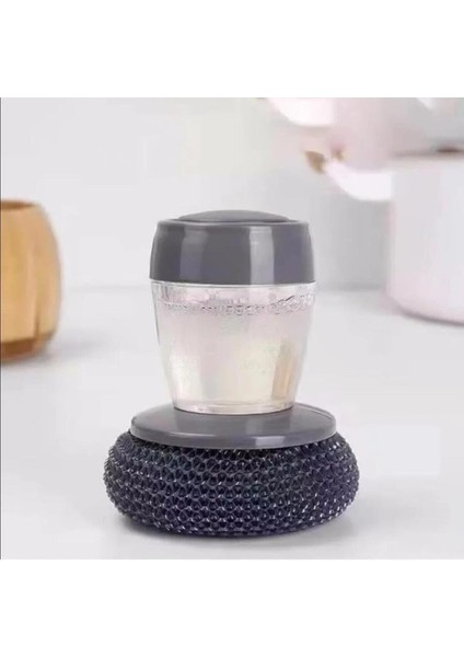 1 Adet Deterjan Hazneli Bulaşık Yıkama Teli Hazneli Mutfak Banyo Lavabo Yıkama Fırçası fiyatları