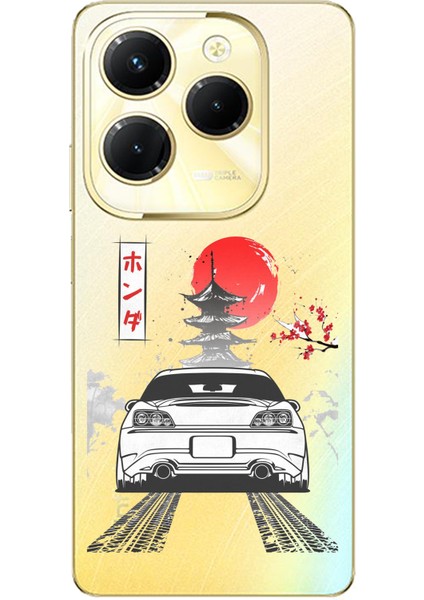 Tecno Spark 20 Pro Uyumlu S2000 Tasarımlı Baskılı Silikon Kılıf