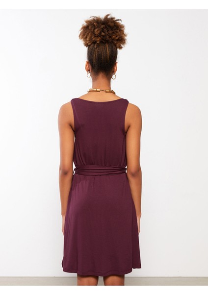 Yeni Sezon Bisiklet Yaka Düz Askılı Kadın Plaj Elbisesi indirimleri