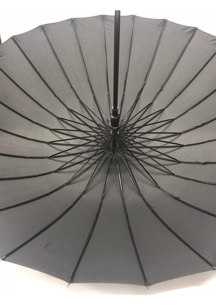 24 Telli Erkek Siyah Baston Protokol Şemsiye. modelleri
