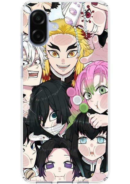 Samsung Galaxy A07 Uyumlu Demon Slayer Manga Baskılı Silikon Kılıf