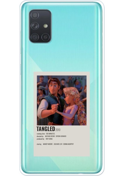 Samsung Galaxy A71 Uyumlu Rapunzel Tangled Tasarımlı Baskılı Silikon Kılıf