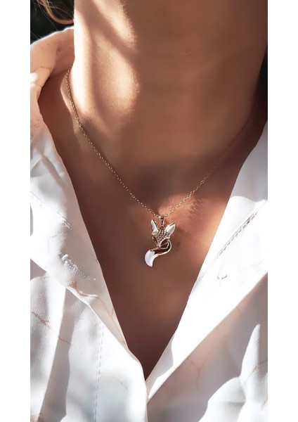 Tilki Figür Çelik Kolye fiyatları