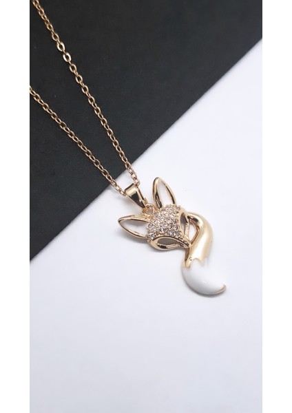 Tilki Figür Çelik Kolye fırsatları