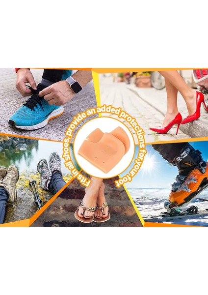 Silikon Jel,topuk Koruyucu,topuk Dikeni Ağrısı ve Nasır Önleyici, Toplayıcı Topuk Çorabı (1 Çift) fiyatları