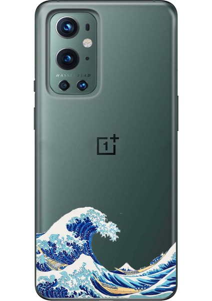 Oneplus 9 Pro Uyumlu Kanagawa Oki Nami Ura Dalgası Tasarımlı Baskılı Silikon Kılıf