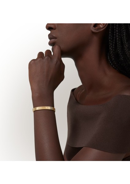 Cartier Sınırsız Aşk Bilekliği, Esnek 925 Ayar Gümüş Paladyum Kaplama Orijinal Kutulu fırsatları