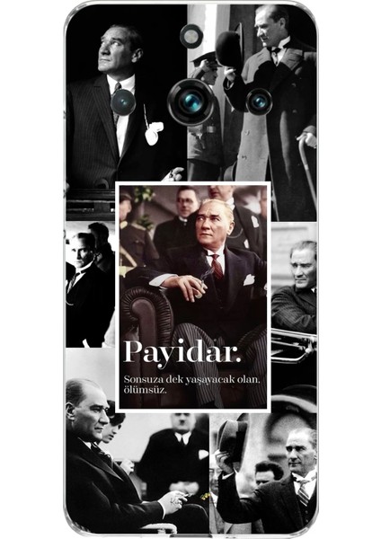 Realme 11 Pro-Pro Plus Uyumlu Atatürk Payidar Baskılı Silikon Kılıf