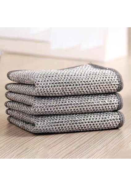 6 Adet 20X20 Inox Tel Bez Zor Kir Bezi, Inox Telli Bulaşık Bezi, Mutfak Banyo Bezi fiyatları