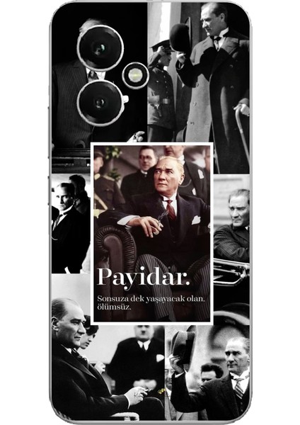 Honor 400 Uyumlu Atatürk Payidar Baskılı Silikon Kılıf