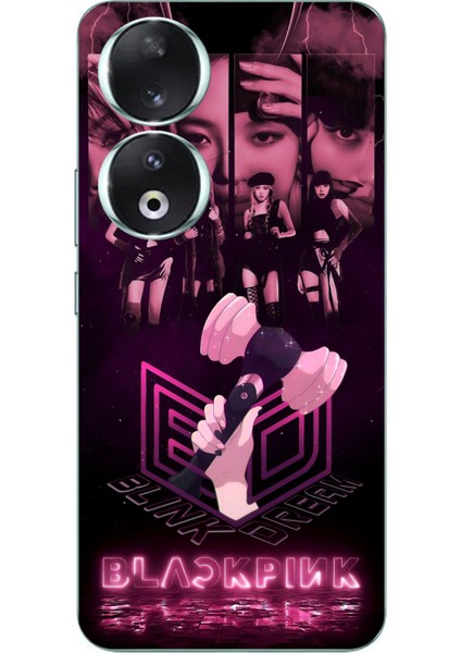 Honor 90 Uyumlu Blackpink Poster Baskılı Silikon Kılıf