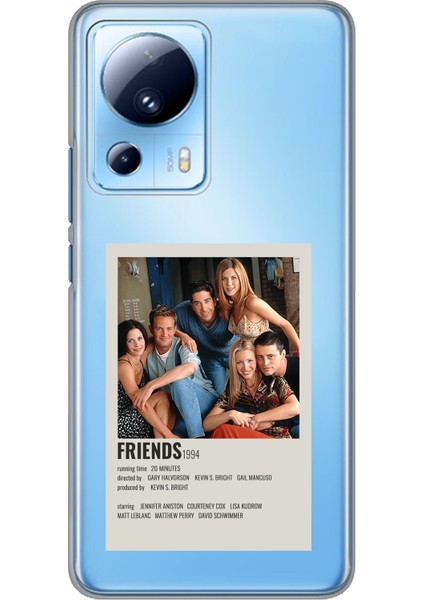 Xiaomi Mi 13 Lite Uyumlu Friends Mini Poster Tasarımlı Baskılı Silikon Kılıf