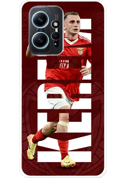 Redmi Note 12 4g Uyumlu Kerem Aktürkoğlu Benfica Baskılı Silikon Kılıf