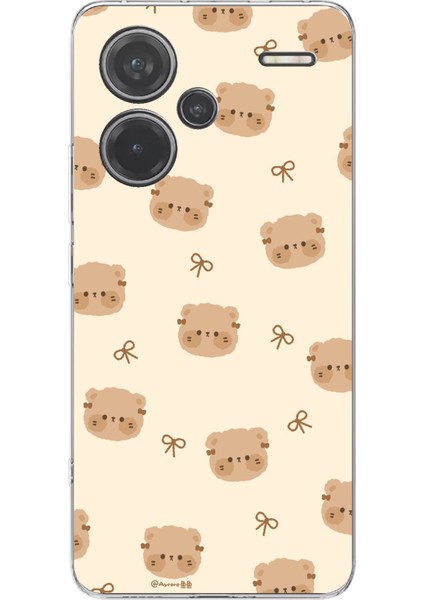 Redmi Note 13 Pro Plus 5g Uyumlu Sevimli Ayıcıklar Baskılı Silikon Kılıf