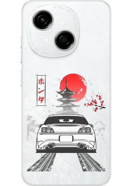 Tecno Spark Go 1 Uyumlu S2000 Tasarımlı Baskılı Silikon Kılıf