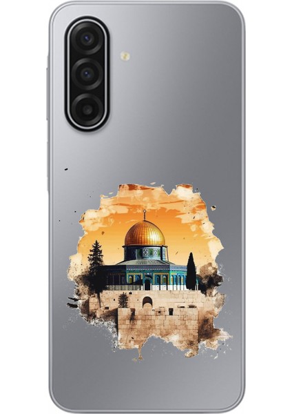 Samsung Galaxy A17 Uyumlu Mescid-I Aksa Tasarımlı Baskılı Silikon Kılıf