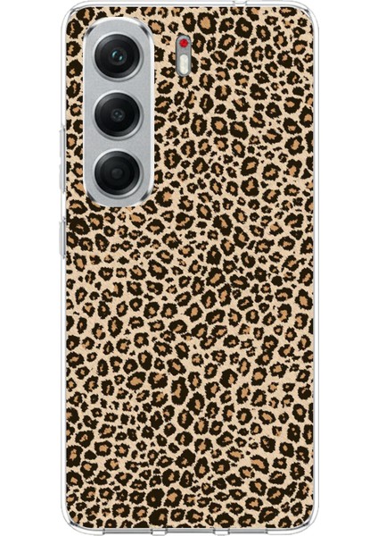 Tecno Camon 40 Pro Uyumlu Leopar Tasarımlı Baskılı Silikon Kılıf