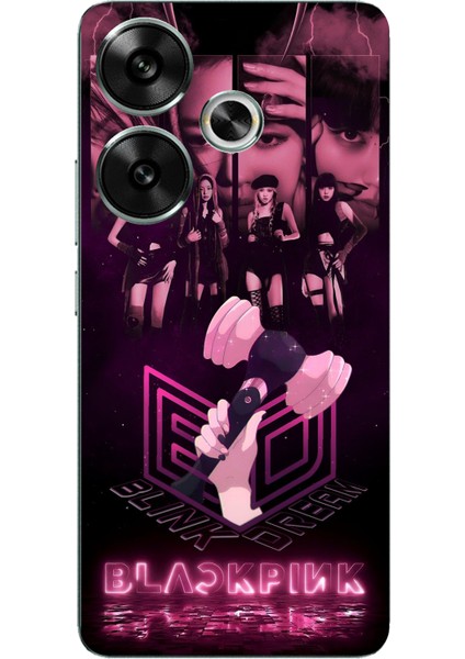 Poco F6 Uyumlu Blackpink Poster Baskılı Silikon Kılıf