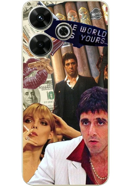 Redmi 13 Uyumlu The Worlds Is Yours Tasarımlı Baskılı Silikon Kılıf