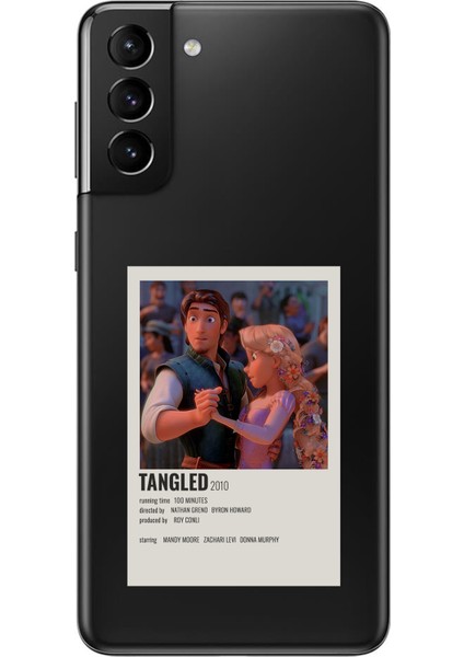 Samsung Galaxy S21 Plus Uyumlu Rapunzel Tangled Tasarımlı Baskılı Silikon Kılıf