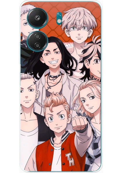 Redmi 13C - Poco C65 Uyumlu Tokyo Revengers Karakterler Baskılı Silikon Kılıf